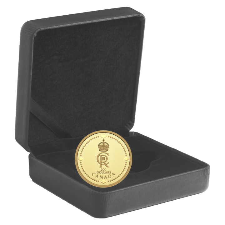 Canada: His Majesty King Charles III's Royal Cypher $200 Złoto 2023 Proof 