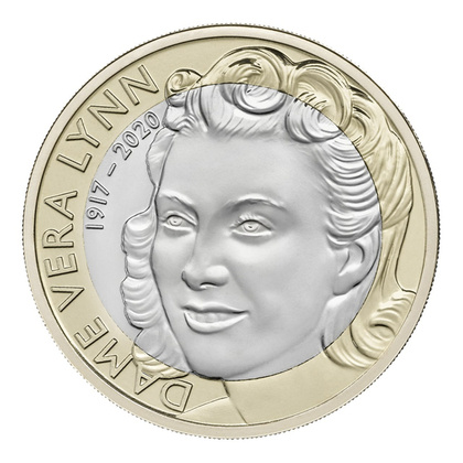 Celebrating the Life and Legacy of Dame Vera Lynn £2 Miedzionikiel 2022 