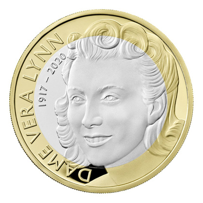 Celebrating the Life and Legacy of Dame Vera Lynn £2 Srebro 2022 Proof 
