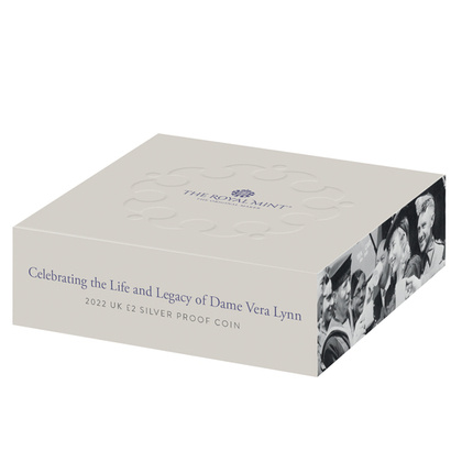 Celebrating the Life and Legacy of Dame Vera Lynn £2 Srebro 2022 Proof 