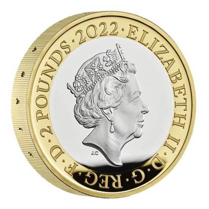 Celebrating the Life and Legacy of Dame Vera Lynn £2 Srebro 2022 Proof Piedfort Coin