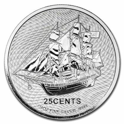 Cook Islands HMS Bounty 1/4 uncji Srebra 2021
