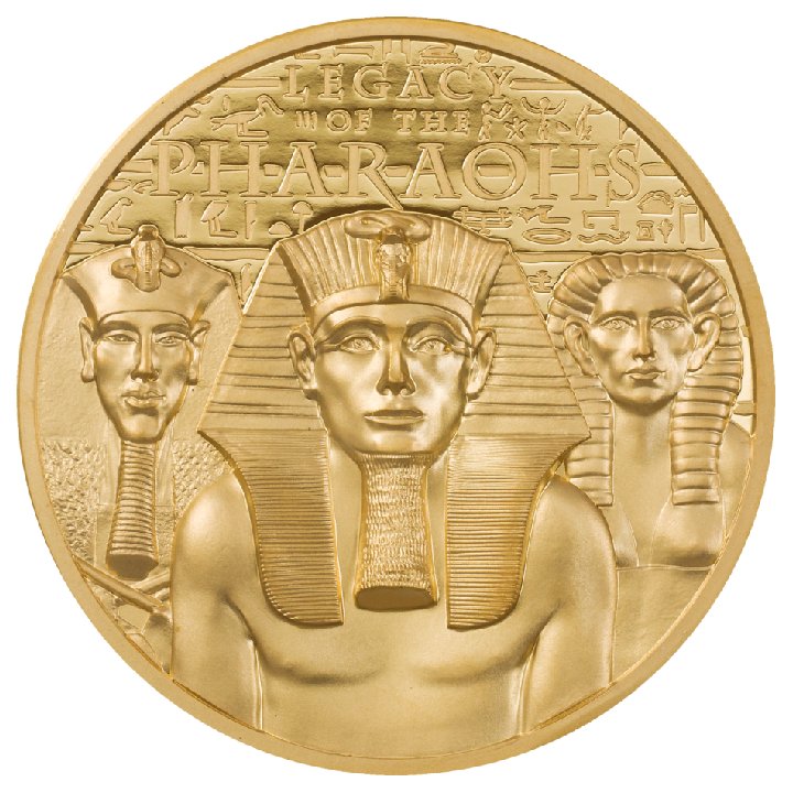 Cook Islands: Legacy of the Pharaohs 1 uncja Złota 2022 Proof Ultra High Relief