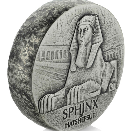 Czad: ERS Sphinx 5 uncji Srebra 2019 Antiqued Coin