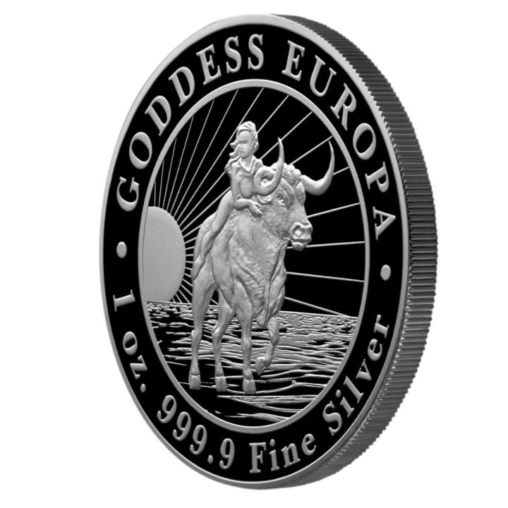 Czad: Goddess Europa 1 uncja Srebra 2023