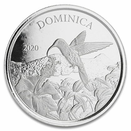 Dominica: Hummingbird 1 uncja Srebra 2020