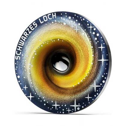 Fascinating Universe: Black Hole kolorowany 2/3 uncji Srebra 2022 Proof