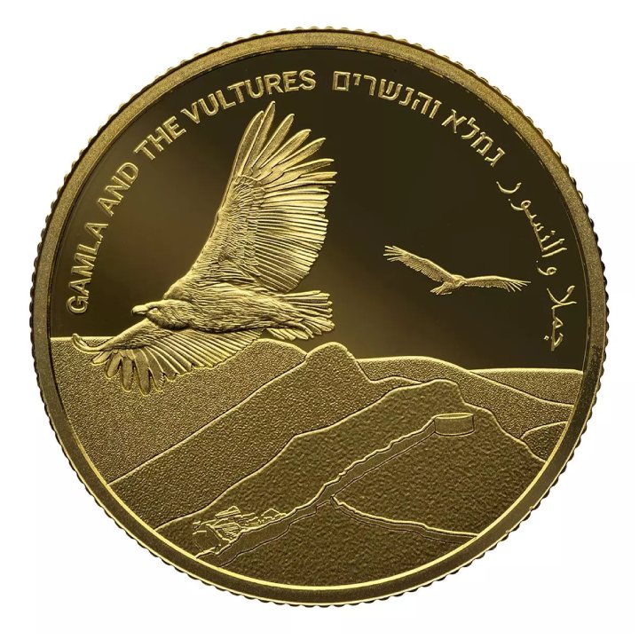 Gamla And The Vultures 10 NIS Złoto 2022 Proof 
