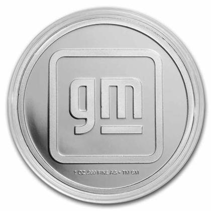 General Motors Modern Logo (2021-Present) 1 uncja Srebra 