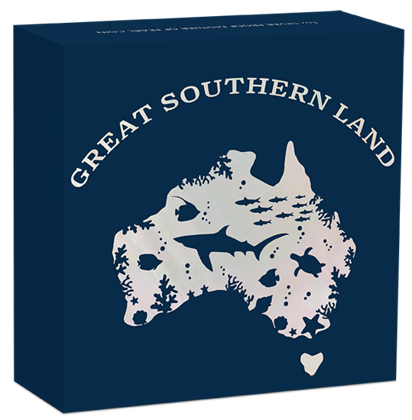 Great Southern Land 1 uncja Srebra 2021 Proof (Moneta z masą perłową)