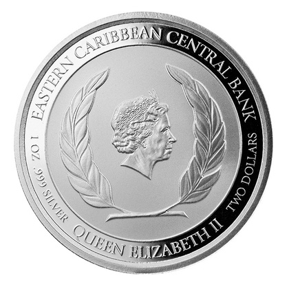 Grenada: Coat of Arms 1 uncja Srebra 2021