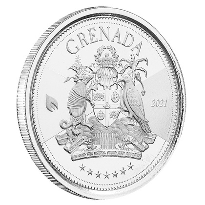 Grenada: Coat of Arms 1 uncja Srebra 2021