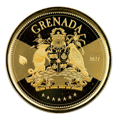 Grenada: Coat of Arms 1 uncja Złota 2021