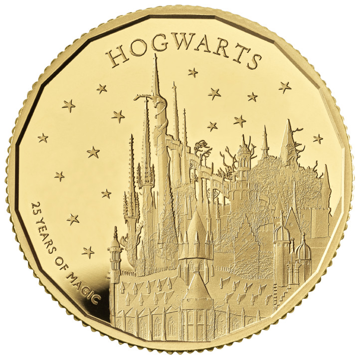 Harry Potter: Hogwarts School of Witchcraft and Wizardry 1/4 uncji Złota 2023 Proof 