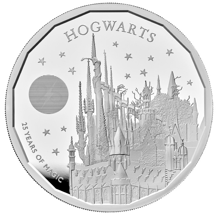 Harry Potter: Hogwarts School of Witchcraft and Wizardry 5 uncji Srebra 2023 Proof