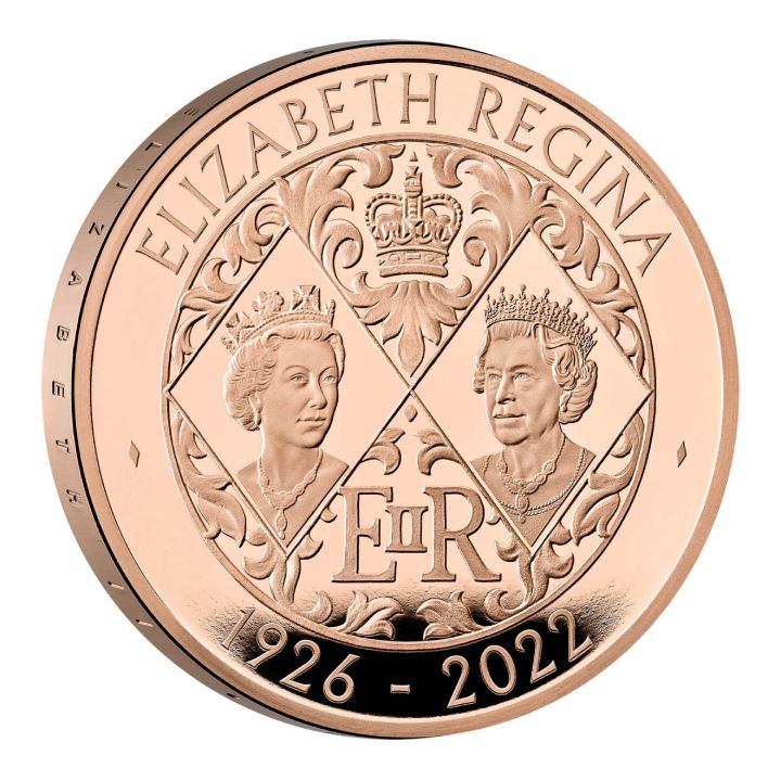 Her Majesty Queen Elizabeth II £5 Złoto 2022 Proof 