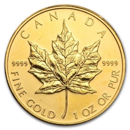 Kanadyjski Liść Klonowy 1 uncja Złota 2011