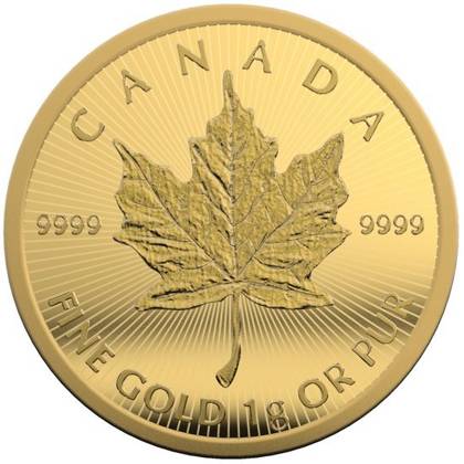 Kanadyjski Liść Klonowy  25 x 1 gram Złota 2021