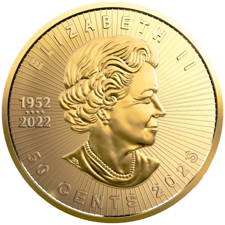 Kanadyjski Liść Klonowy  25 x 1 gram Złota 2023