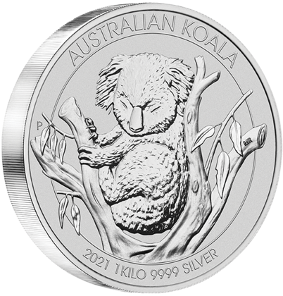 Koala 1000 gramów Srebra 2021