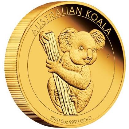 Koala 5 uncji Złota 2020 Proof