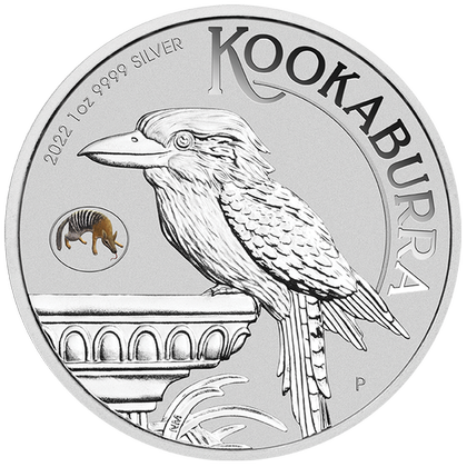 Kookaburra with Numbat kolorowany 1 uncja Srebra 2022 Privy Mark (Perth Money Expo Anda Special)