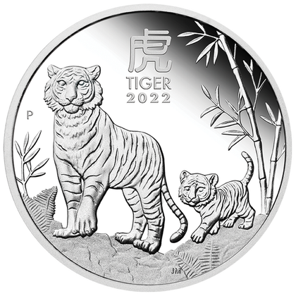 Lunar III: Rok Tygrysa - Zestaw monet 3x1 uncja Srebra 2022
