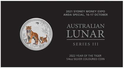 Lunar III: Rok Tygrysa kolorowany 1/4 uncji Srebra 2022