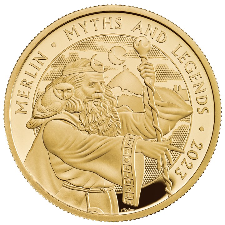 Myths & Legends: Merlin 1 uncja Złota 2023 Proof
