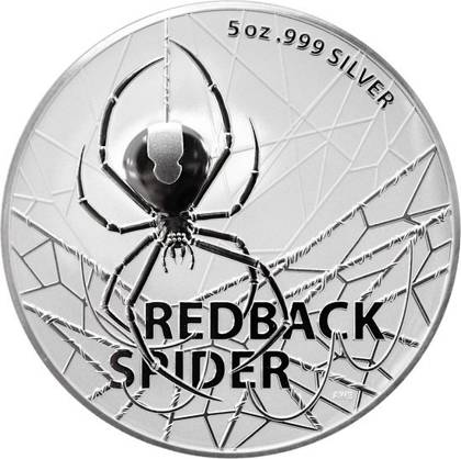Najniebezpieczniejsze Stworzenia Australii: Redback Spider 5 uncji Srebra 2021