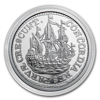 Niderlandy: Ship Shilling 1 uncja Srebra 2021 (Reedycja)