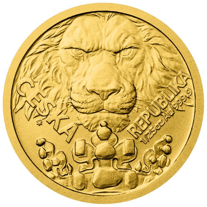 Niue: Czech Lion 1/25 uncji Złota 2023