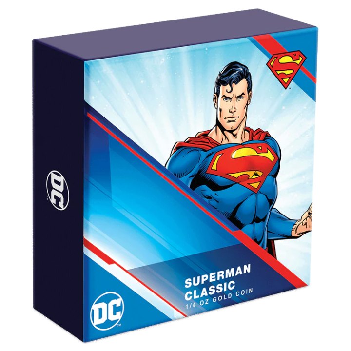 Niue: DC Comics - Superman 1/4 uncji Złota 2022 Proof