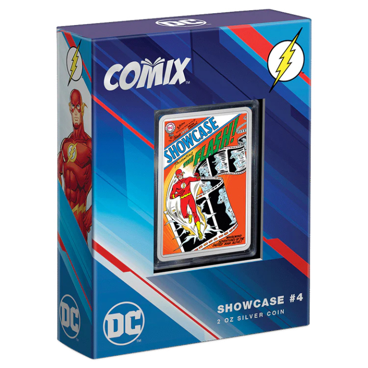 Niue: DC Comix - Showcase kolorowany 2 uncje Srebra 2023 Proof