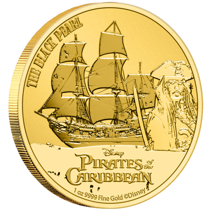 Niue: Disney Piraci z Karaibów - Czarna Perła 1 uncja Złota 2021