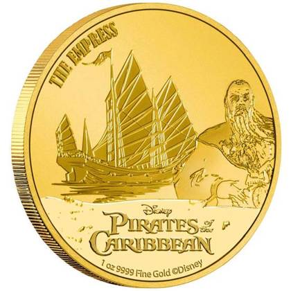 Niue: Disney Piraci z Karaibów - The Empress Kapitan Sao Feng 1 uncja Złota 2021