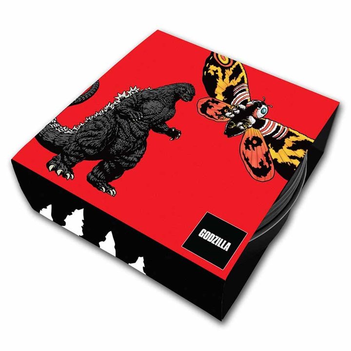 Niue: Godzilla vs Monsters - Mothra kolorowana 2 uncje Srebra 2023 