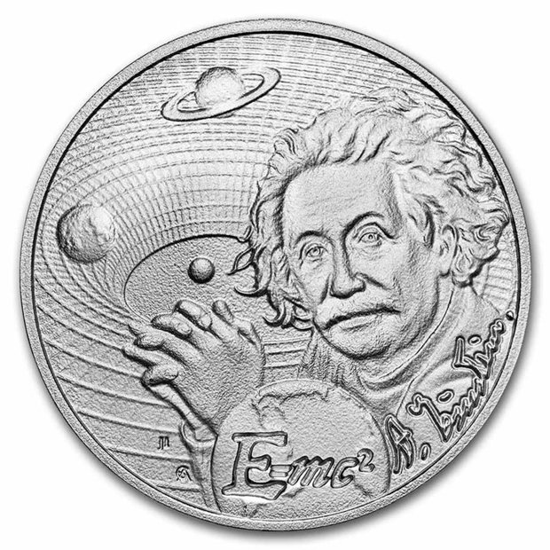 Niue: Icons of Inspiration: Albert Einstein 1 uncja Srebra 2022