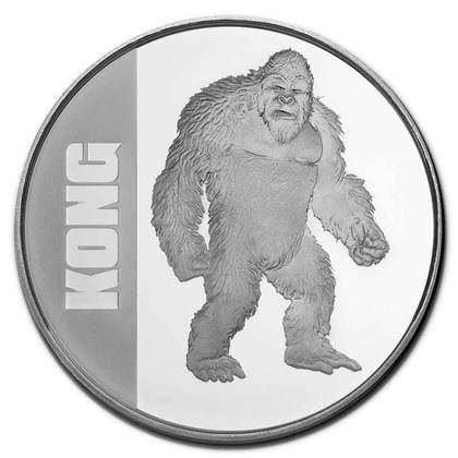 Niue: King Kong 1 uncja Srebra 2021 Slab
