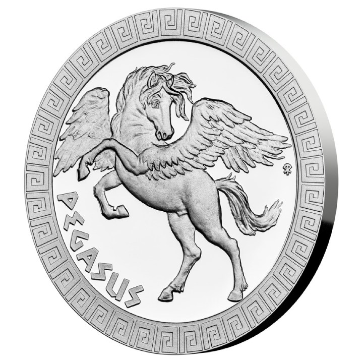 Niue: Mythical Creatures - Pegasus $2 Srebro 2022 Proof