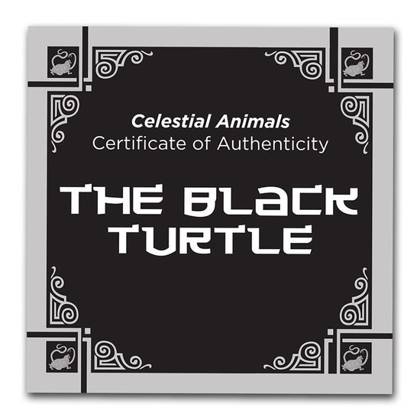 Niue: Niebiańskie Zwierzęta - Czarny Żółw 1 uncja Złota 2021