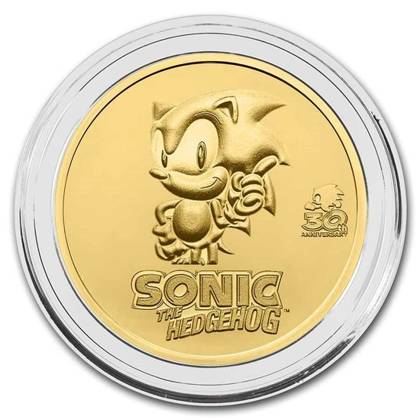 Niue: Sonic The Hedgehog 1 uncja Złota 2021 