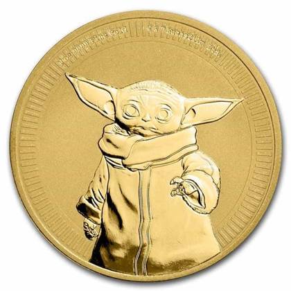 Niue: Star Wars - Grogu "Baby Yoda" 1 uncja Złota 2021