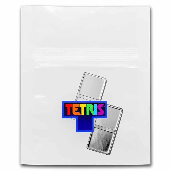 Niue: Tetris - S-Tetrimino Block 1 uncja Srebra 2023