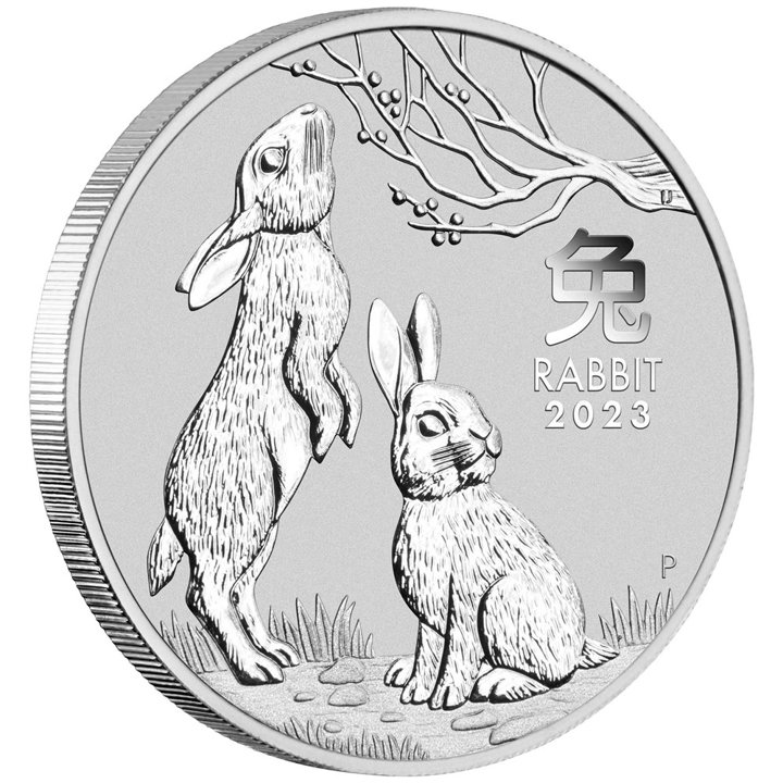 Perth Mint: Lunar III - Rok Królika 1000 gramów Srebra 2023