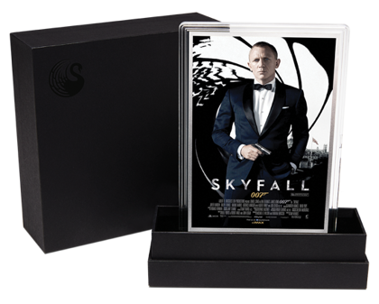 Plakat filmowy: 007 James Bond - Skyfall 5 gramów Srebra 2020 (Srebrna Folia)