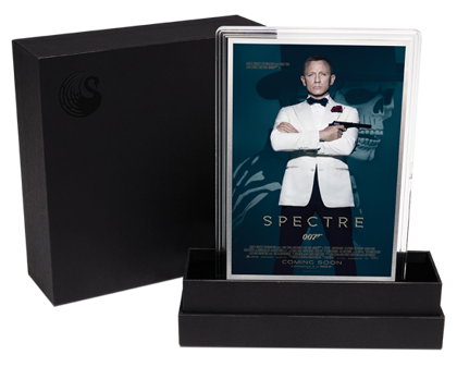 Plakat filmowy: 007 James Bond - Spectre 5 gramów Srebra 2020 (Srebrna Folia)