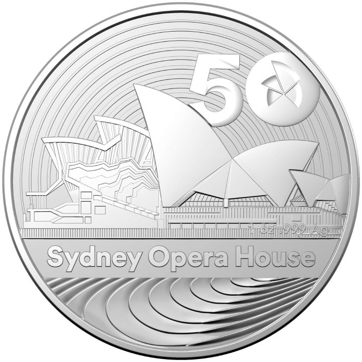 RAM: 50th Anniversary of the Sydney Opera House 1 uncja Srebra 2023 