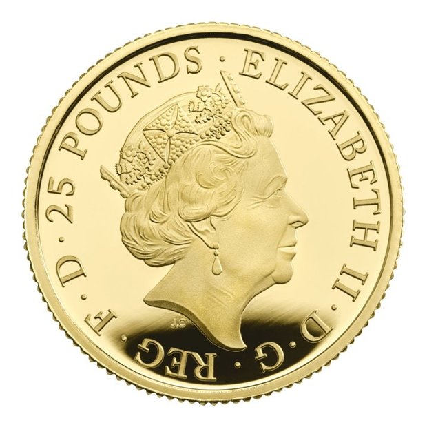 Royal Mint Lunar: Rok Królika 1/4 uncji Złota 2023 Proof