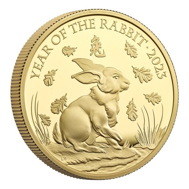 Royal Mint Lunar: Rok Królika 1 uncja Złota 2023 Proof